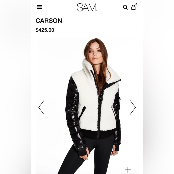 SAM. Carson Sherpa Bomber Jacket Large, runs small - Picture 1 of 9